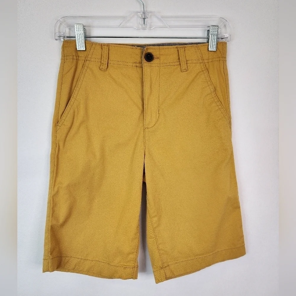 OshKosh B'gosh Boys Shorts Yellow Adjustable Waist NWT Size 10